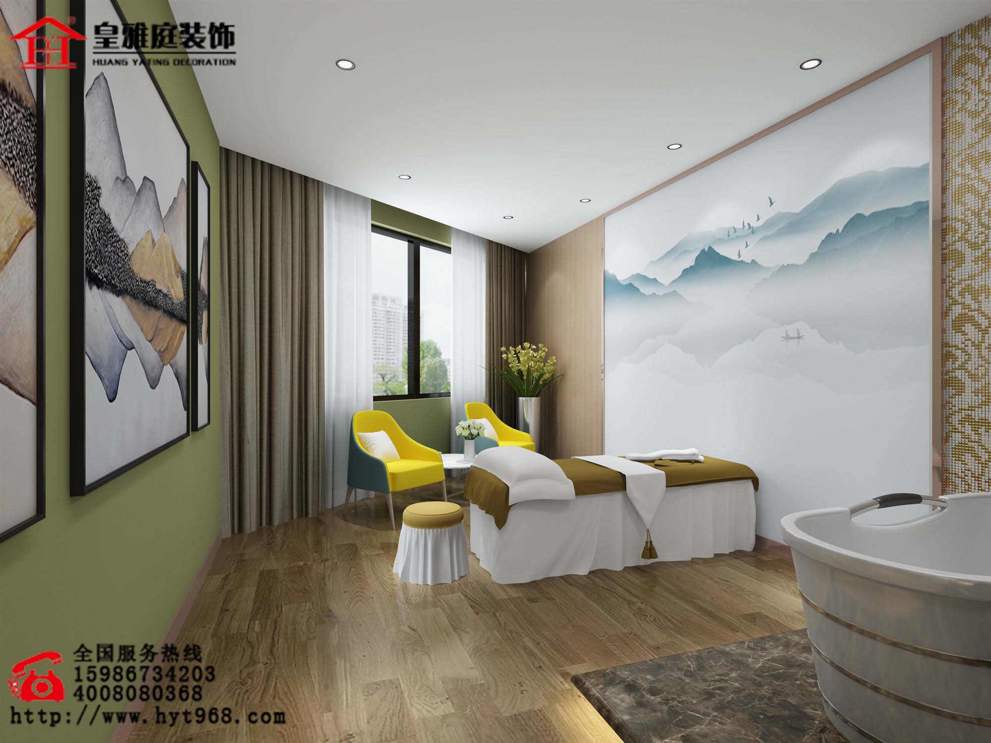 美容院效果图