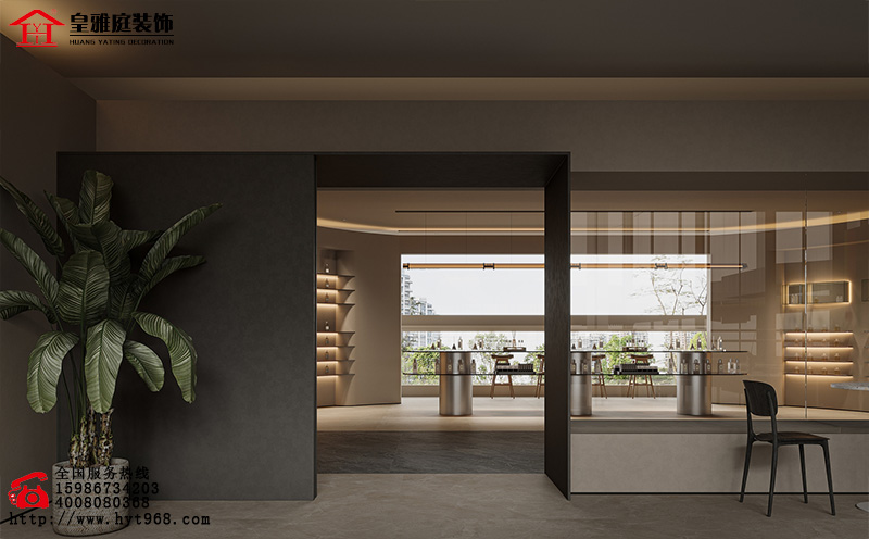 现代风格书店设计效果图