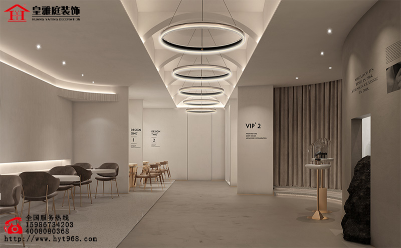 现代轻奢风格珠宝店装修效果图