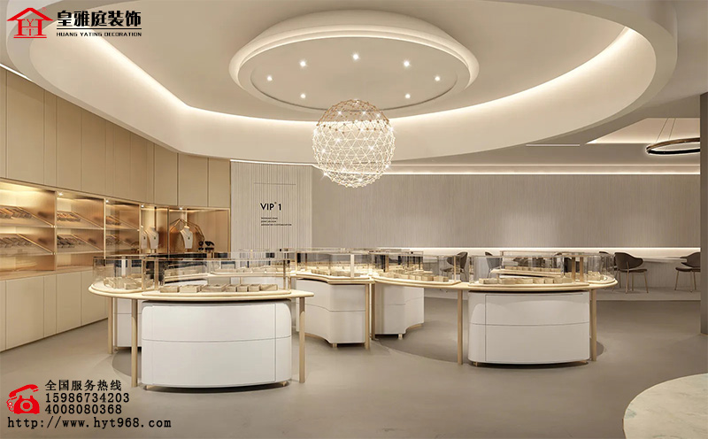 深圳现代轻奢风格珠宝店装修